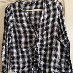 Express long sleeve flannel shirt